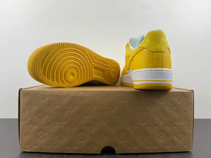 Cheap TBK Louis Vuitton Nike Air Force 1 Low Yellow 0128