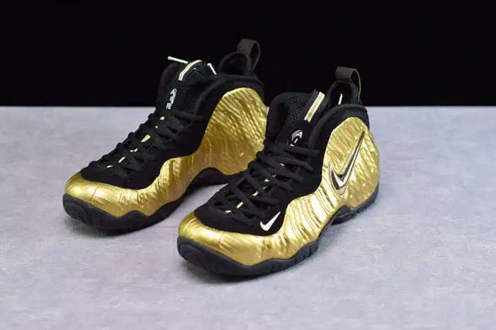 Reps TBK Nike Air Foamposite Pro Metallic Gold Black mens 624041-701 0130