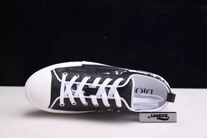 Reps TBK DR B23 Low Top Oblique Sneaker Black & White 0120