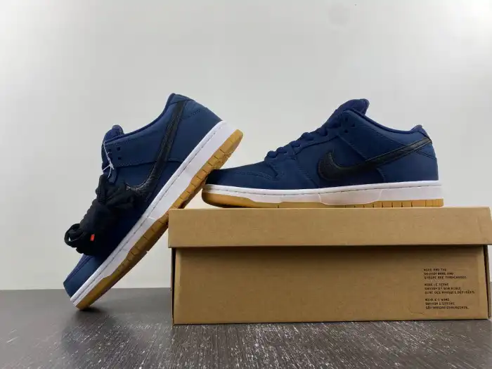 Reps TBK Nike SB Dunk Low Navy Black Gum CW7463-401 0130