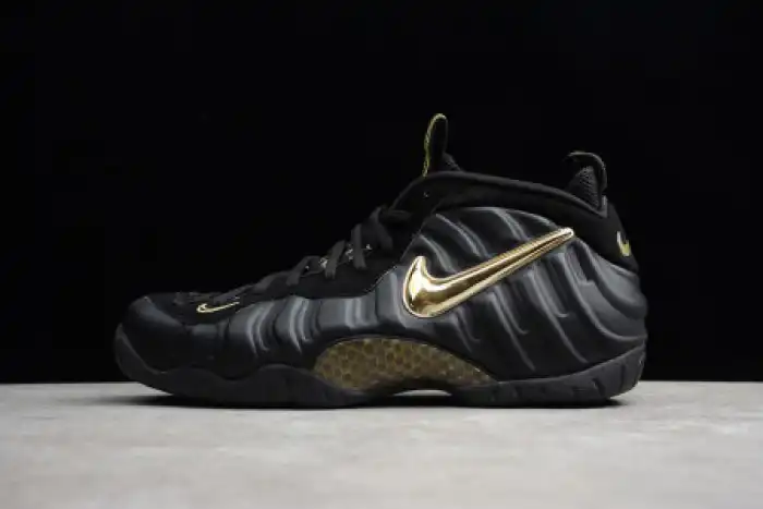 Cheap TBK AIR FOAMPOSITE PRO BLACK METALLIC GOLD 624041-009 0130