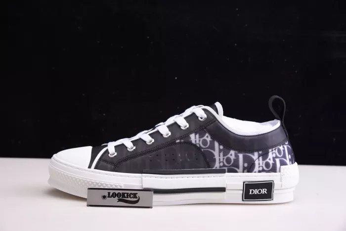 Reps TBK DR B23 Low Top Oblique Sneaker Black & White 0120