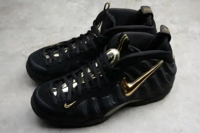 Cheap TBK AIR FOAMPOSITE PRO BLACK METALLIC GOLD 624041-009 0130