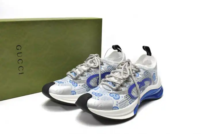 Reps TBK Gucc Run Sneakers White Blue 0124