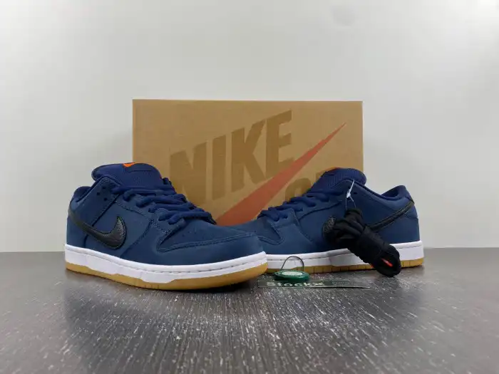 Reps TBK Nike SB Dunk Low Navy Black Gum CW7463-401 0130