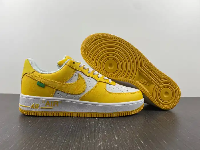 Cheap TBK Louis Vuitton Nike Air Force 1 Low Yellow 0128