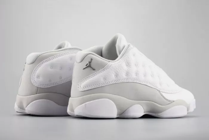 Cheap TBK Air Jordan 13 LowPure Money white mens 310810-100 0112