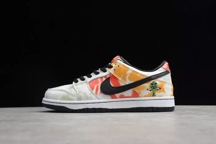 Reps TBK NIKE SB DUNK LOW RAYGUN TIE-DYE WHITE BQ6832-101 0117