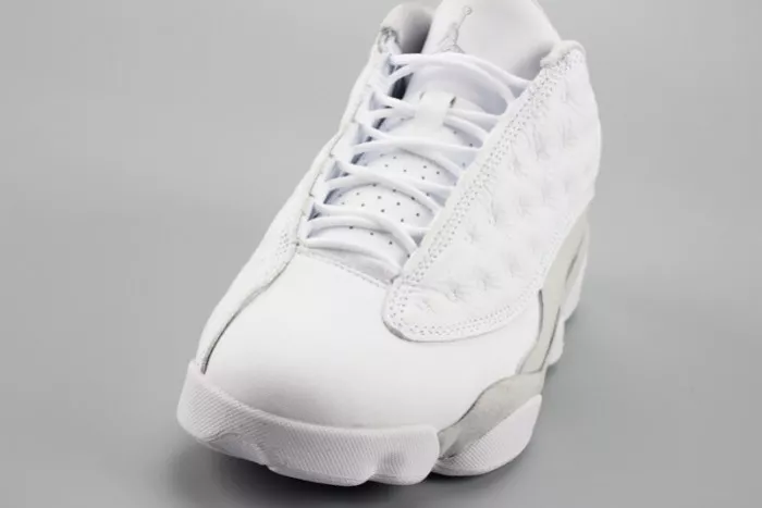 Cheap TBK Air Jordan 13 LowPure Money white mens 310810-100 0112