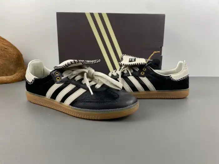 Cheap TBK adidas Samba Pony Tonal Wales Bonner Core Black IE0580 0126