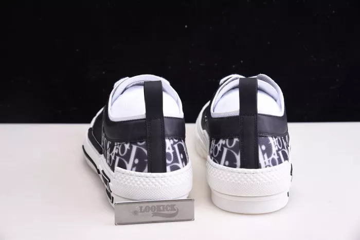 Reps TBK DR B23 Low Top Oblique Sneaker Black & White 0120