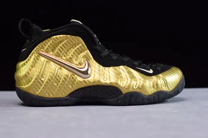 Reps TBK Nike Air Foamposite Pro Metallic Gold Black mens 624041-701 0130