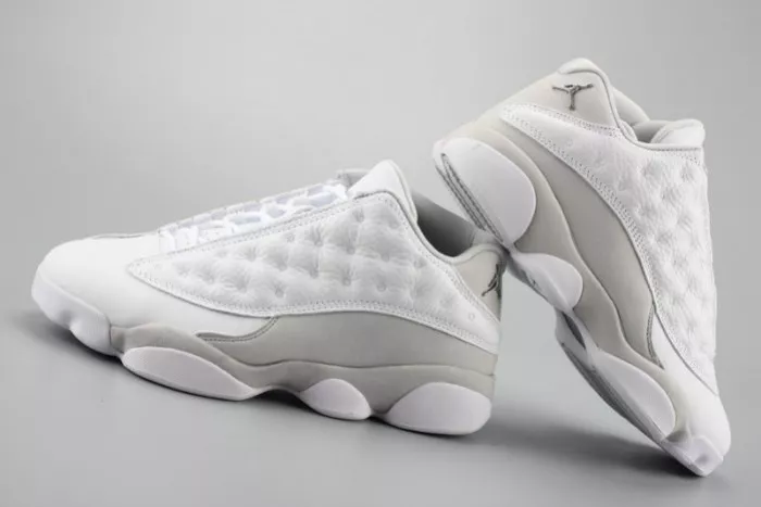 Cheap TBK Air Jordan 13 LowPure Money white mens 310810-100 0112