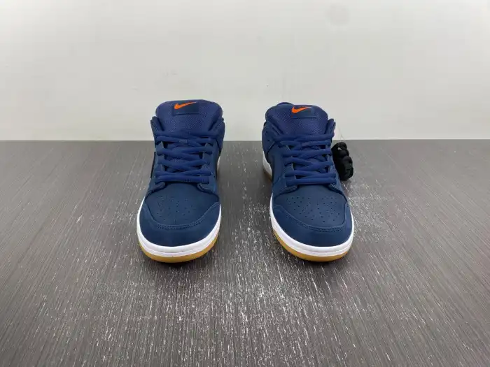 Reps TBK Nike SB Dunk Low Navy Black Gum CW7463-401 0130