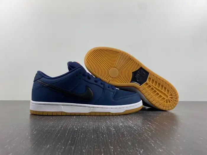 Reps TBK Nike SB Dunk Low Navy Black Gum CW7463-401 0130