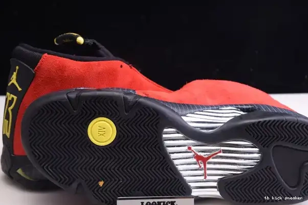 Cheap TBK Red Challenge Retro 654459-670 Jordan 14 Air 0212