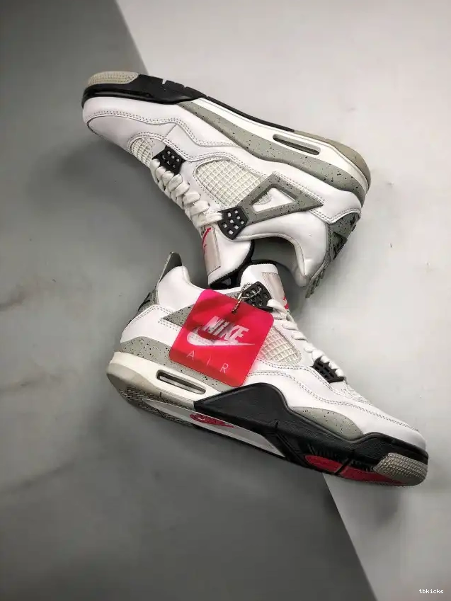 Cheap TBK White (nike) Air Cement 4 OG 840606-192 Jordan 0209