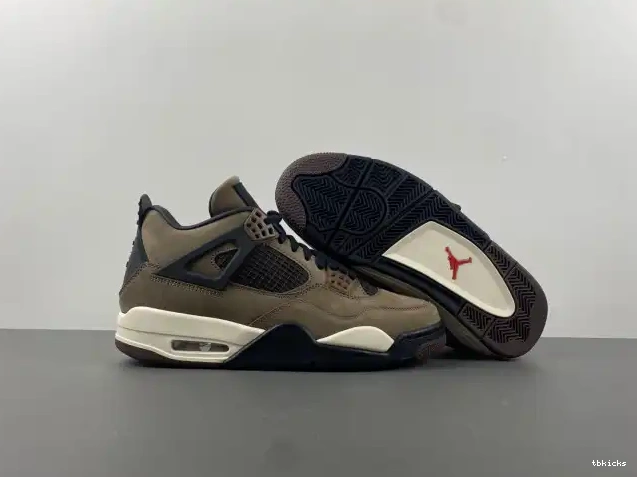 Cheap TBK 4 Retro Air AJ4-882335 Brown Jordan x Travis Scott TS 0218