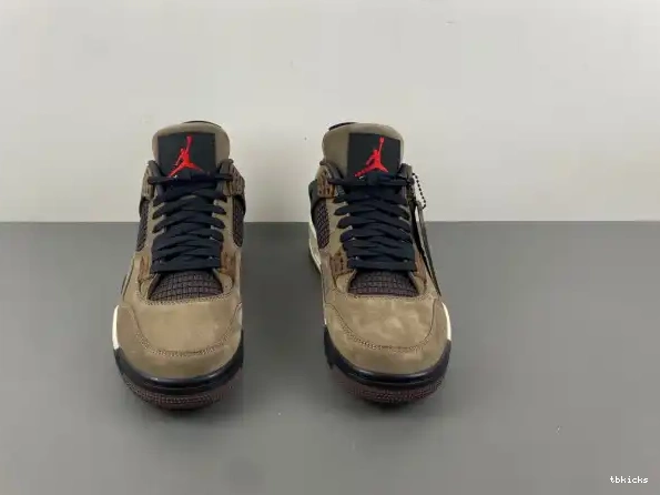 Cheap TBK 4 Retro Air AJ4-882335 Brown Jordan x Travis Scott TS 0218