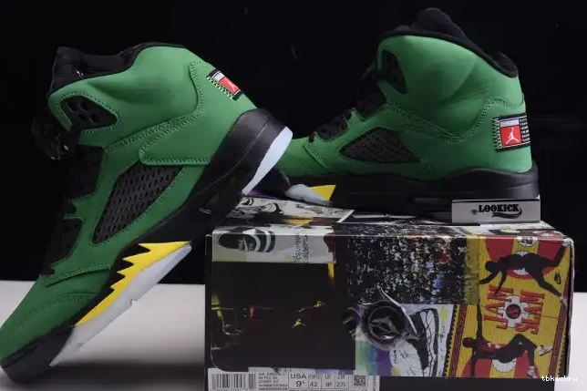 Reps TBK Air Ducks Jordan 5 SE CK6631-307 Oregon 0212