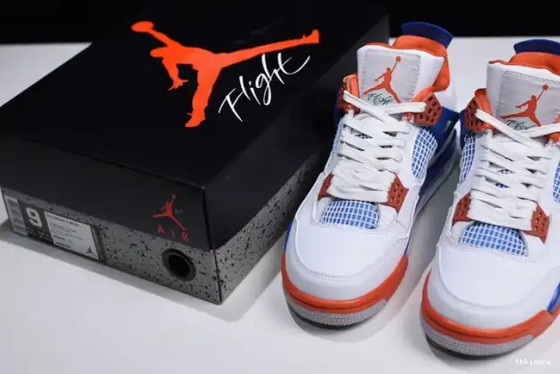 Reps TBK 308497-171 Blue Jordan 4 Crimson-Royal Air Bright White 0215