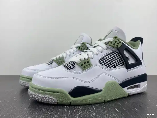 Cheap TBK AQ9129-103 Jordan Air 4 WMNS Seafoam 0223