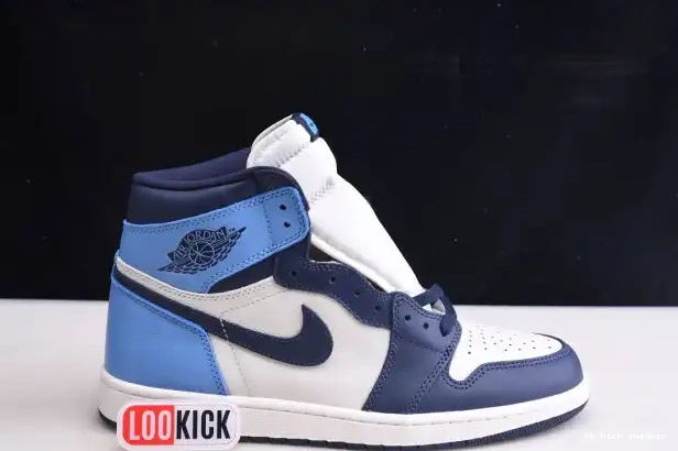 Rep TBK OG 1 Air 555088-140 Obsidian High Jordan Retro 0210