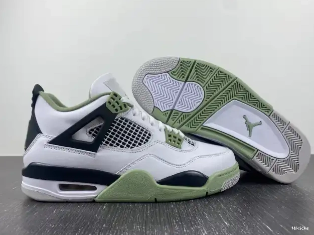 Cheap TBK AQ9129-103 Jordan Air 4 WMNS Seafoam 0223