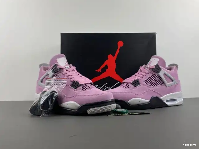 Cheap TBK WMNS Jordan 4 Air Orchid AQ9129-501 0215