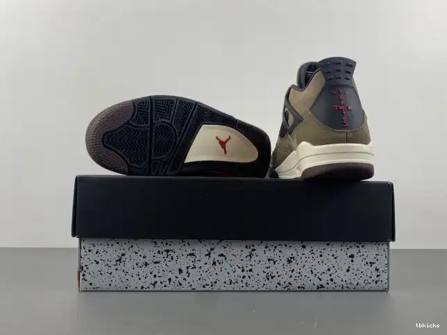 Cheap TBK 4 Retro Air AJ4-882335 Brown Jordan x Travis Scott TS 0218