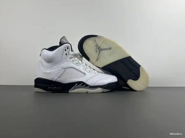 Reps TBK DD0587-110 RETRO 5 JORDAN AIR 'WHITE BLACK' 0226