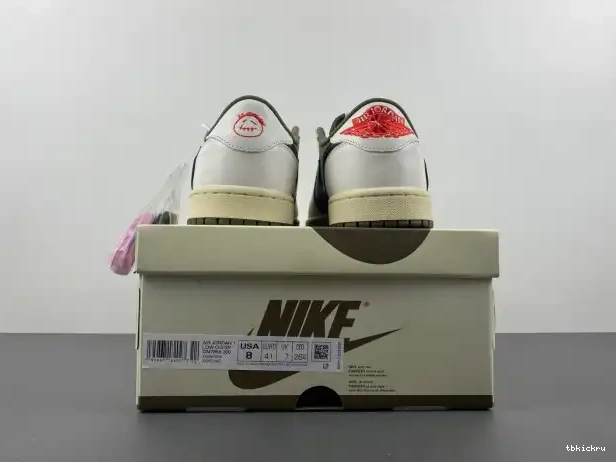 Reps TBK LOW 1 X JORDAN AIR OLIVE SCOTT MEDIUM DM7866-200 TRAVIS OG 0321