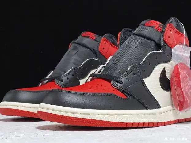 Reps TBK Jordan 1 High Bred OG 555088-610 Air Retro Toe 0319