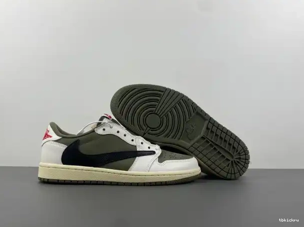 Reps TBK LOW 1 X JORDAN AIR OLIVE SCOTT MEDIUM DM7866-200 TRAVIS OG 0321