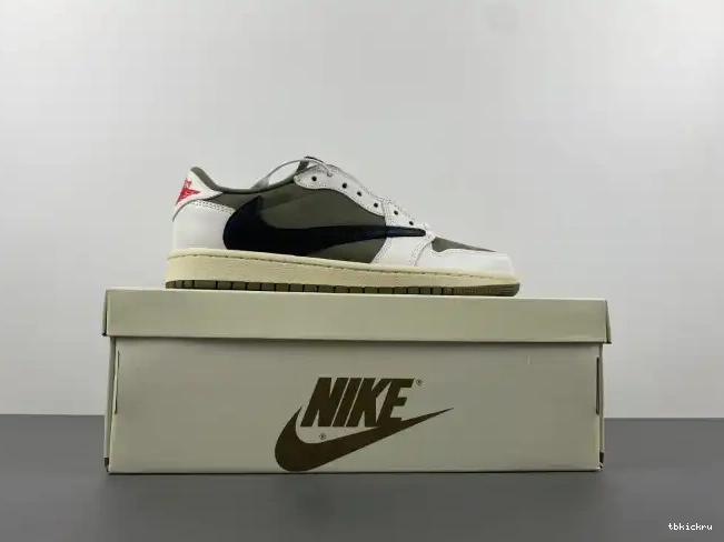 Reps TBK LOW 1 X JORDAN AIR OLIVE SCOTT MEDIUM DM7866-200 TRAVIS OG 0321