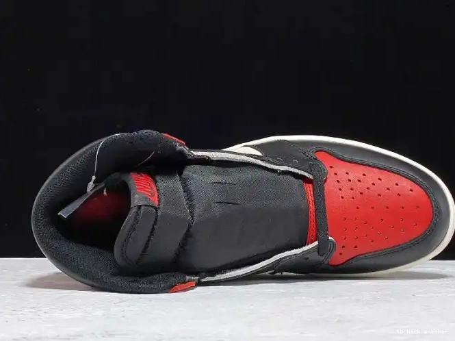 Reps TBK Jordan 1 High Bred OG 555088-610 Air Retro Toe 0319