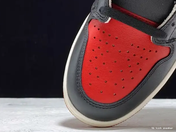Reps TBK Jordan 1 High Bred OG 555088-610 Air Retro Toe 0319