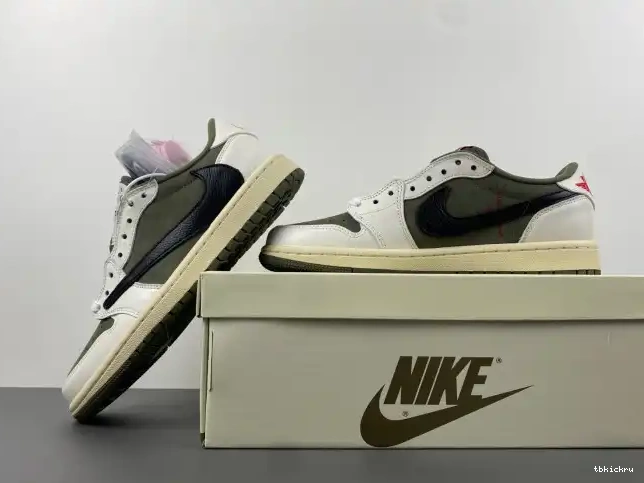 Reps TBK LOW 1 X JORDAN AIR OLIVE SCOTT MEDIUM DM7866-200 TRAVIS OG 0321