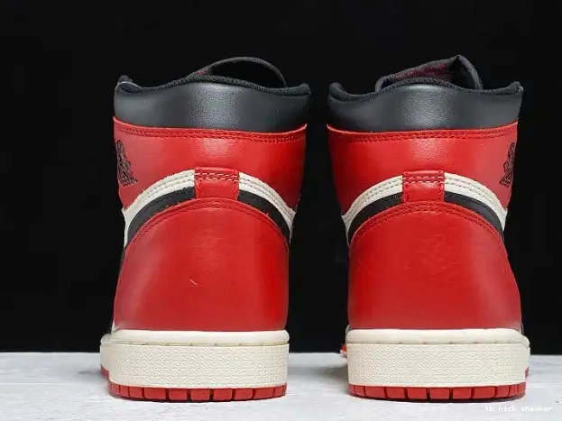 Reps TBK Jordan 1 High Bred OG 555088-610 Air Retro Toe 0319