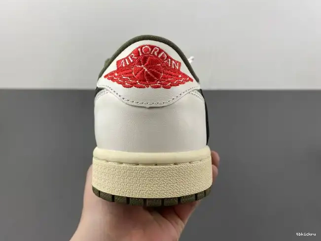 Reps TBK LOW 1 X JORDAN AIR OLIVE SCOTT MEDIUM DM7866-200 TRAVIS OG 0321