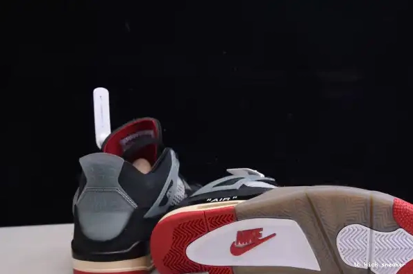 Reps TBK Air 4 CV9388-001 Off x Bred White Jordan Retro 0322